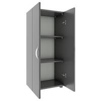 Aktenschrank Ulas 3 B: 49 Cm Stehend Anthrazit - Anthrazit, MODERN, Holzwerkstoff (49/108/34cm) - MID.YOU