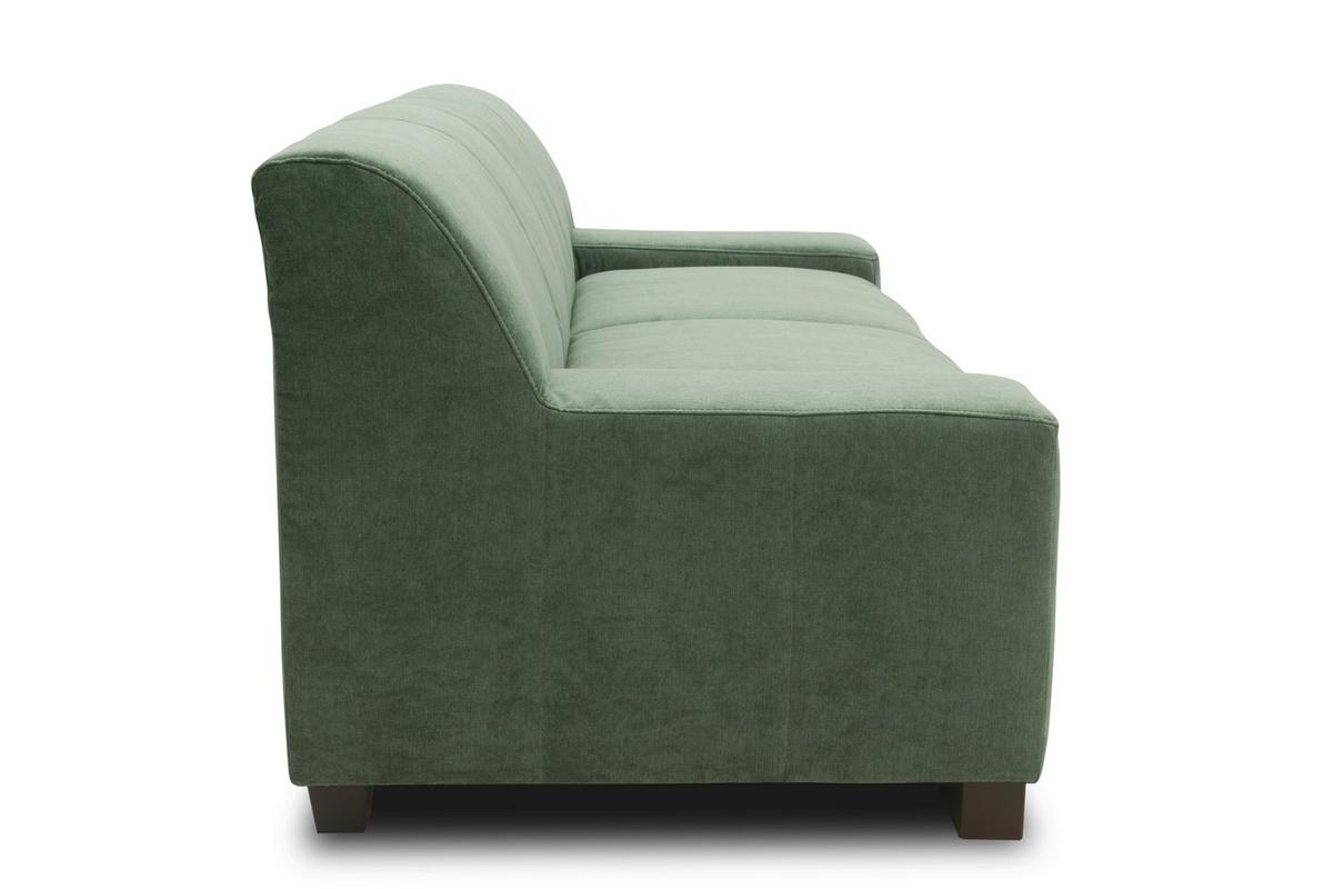 2-Sitzer-Sofa Norma Grün - Wengefarben/Grün, Design, Textil (194/74/85cm) - MID.YOU