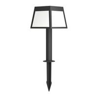 Solarleuchte 901074 Altilia - Schwarz/Weiß, Basics, Kunststoff (15,5/15,5/56cm) - Eglo