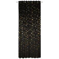 FERTIGVORHANG LIONI - Schwarz, MODERN, Textil (135/245cm) - Luca Bessoni