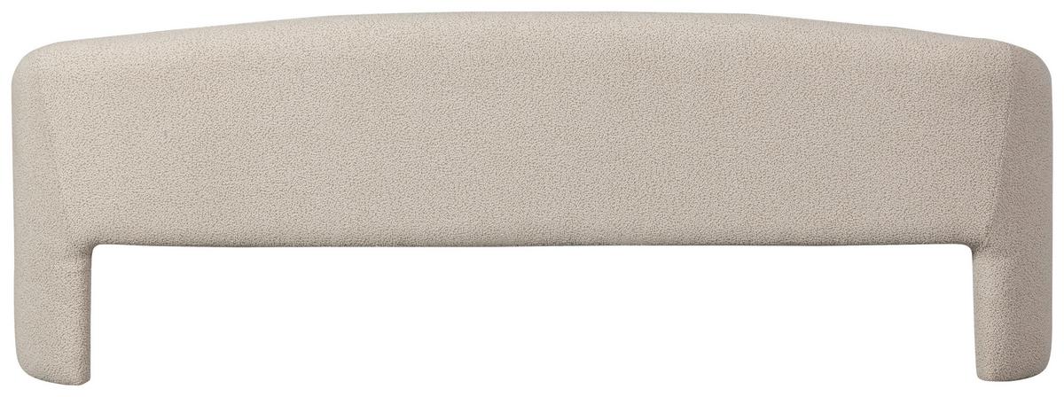 Sitzbank Zone Beige B: 160 cm - Beige, Design, Textil (160/60/52cm) - Livetastic