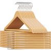 Kleiderbügelset Birkefarben B: 44,5 cm - Birkefarben, Basics, Holz (44.5/23/1.2cm)