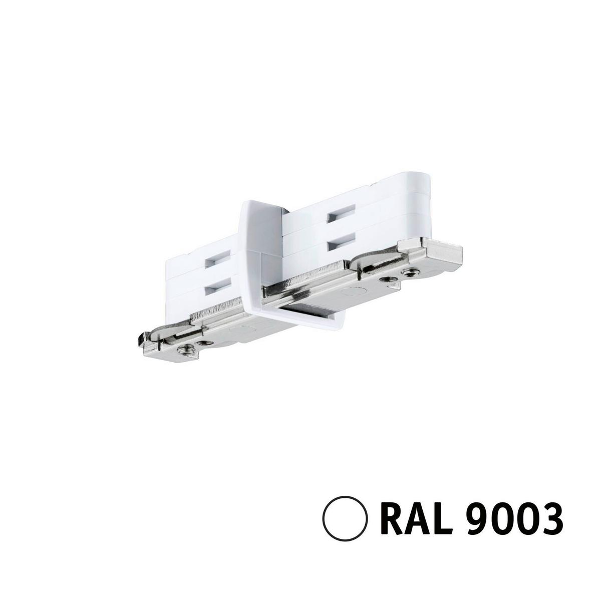 Schinensystem-Stromtrenner 95651 Urail Stromtrenner Sw - Weiß, Basics, Metall (7,0/1,8/1,8cm) - Paulmann