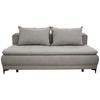 Schlafsofa Moliss Taupe B: 202 Cm - Taupe/Schwarz, Basics, Textil (202/98/78cm) - Livetastic