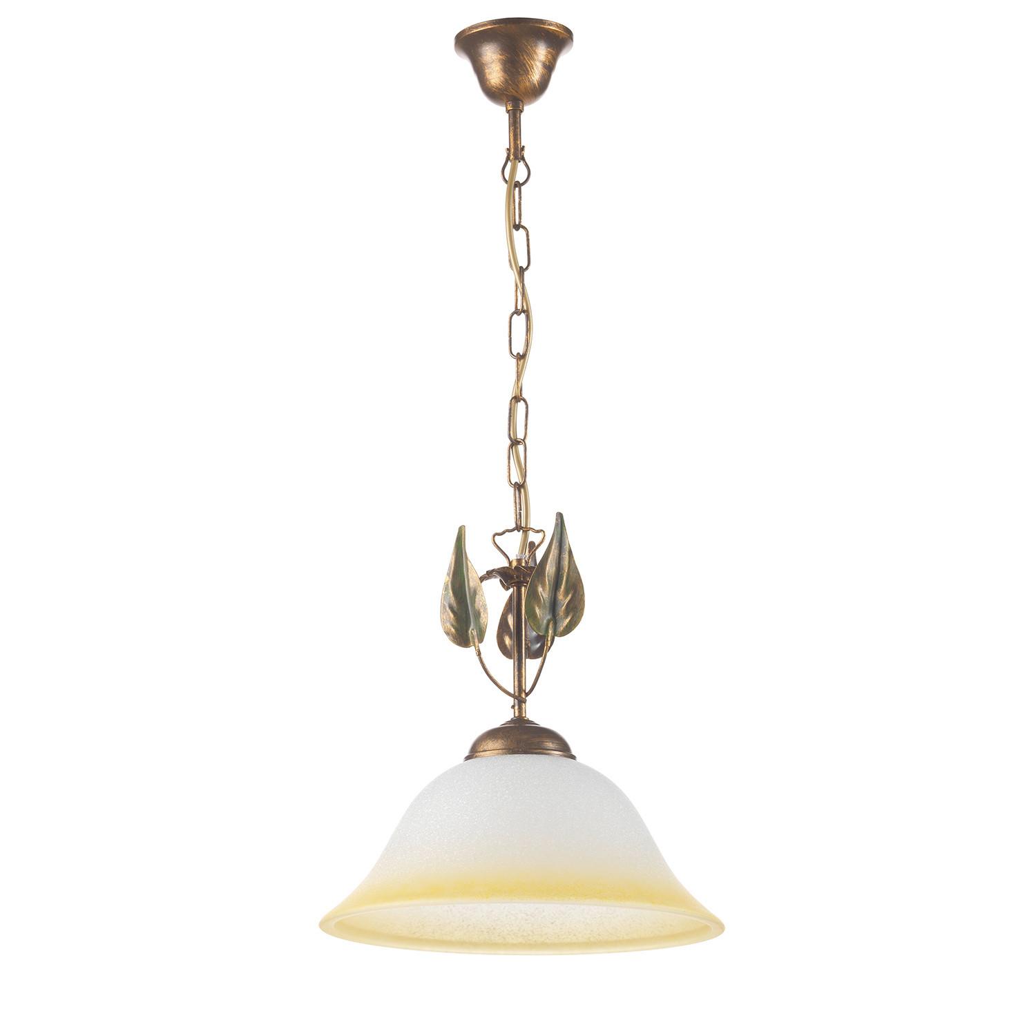 Hängeleuchte Klar Bronzefarben L: 30 cm - Klar/Bronzefarben, KONVENTIONELL, Glas/Metall (30/30/90cm)