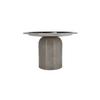 Tortenplatte Rund Eisen Art Deco D: 20,5 cm Grau/Silbern - Silberfarben/Grau, Trend, Metall (20,5/13,5cm) - Kayoom