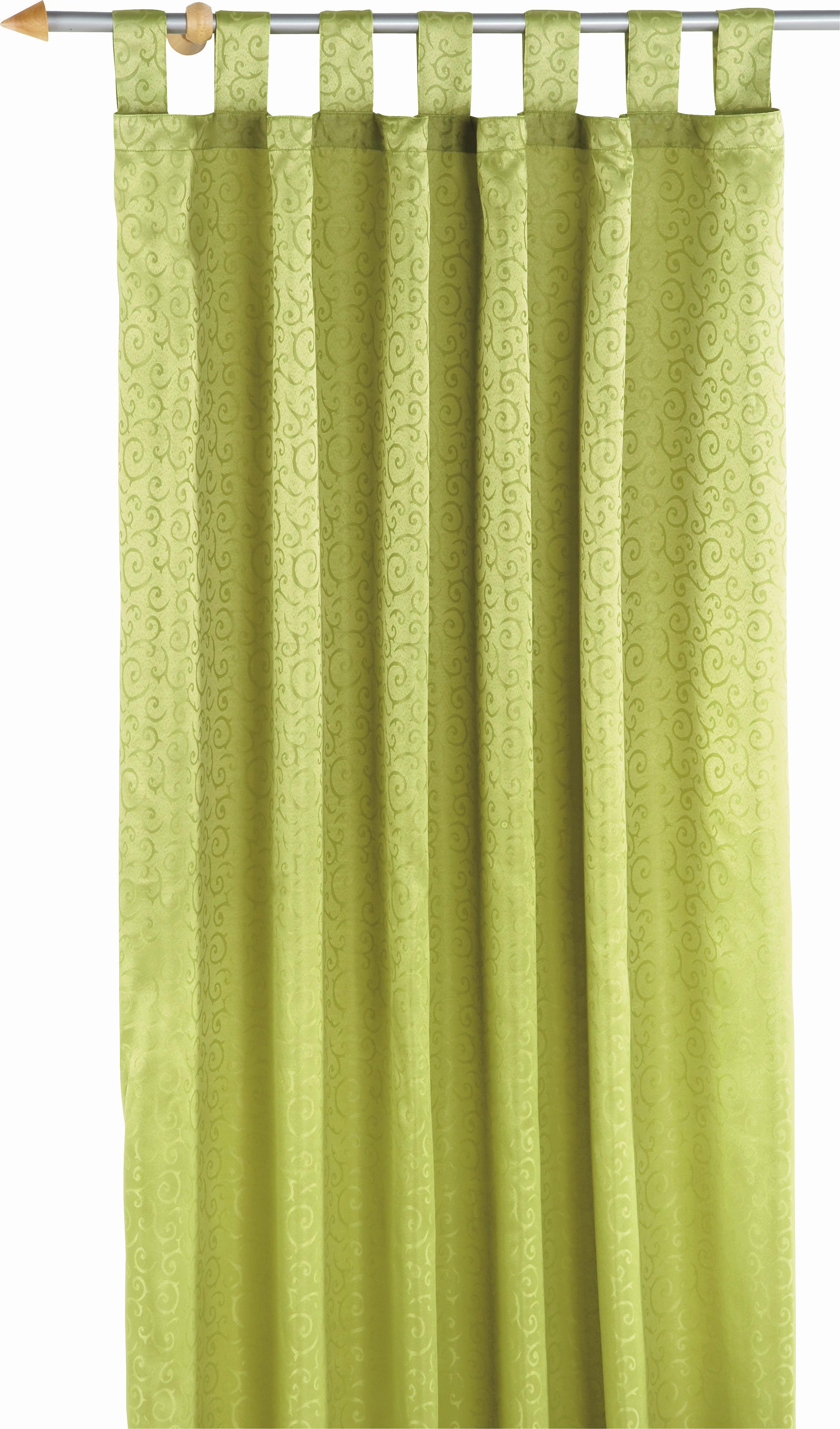 Vorhang mit Schlaufen und Band Curl 140x255 cm Multicolor - Blau/Champagner, KONVENTIONELL, Textil (140/255cm) - Ondega