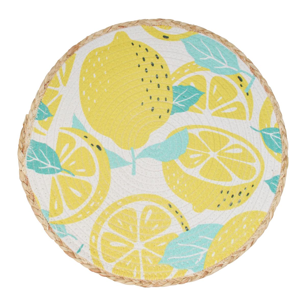 Prestieranie FRUITS - žltá/biela, Konventionell, textil (38cm)