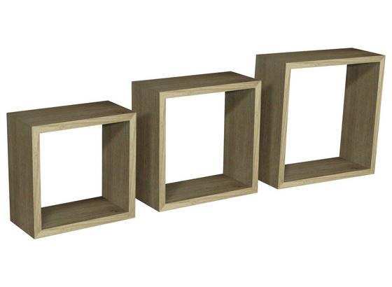 Wandregal Simple 3 - Eichefarben, MODERN, Holzwerkstoff/Kunststoff (30/30/12cm) Wandregal Simple 3 - Eichefarben, MODERN, Holzwerkstoff/Kunststoff (30/30/12cm)