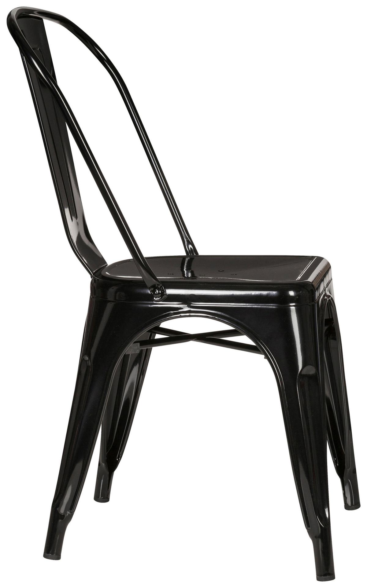 Stuhl Vantaggio Comfort Schwarz Bis 150 Kg - Schwarz, Basics, Metall (44/84/54cm) - MID.YOU