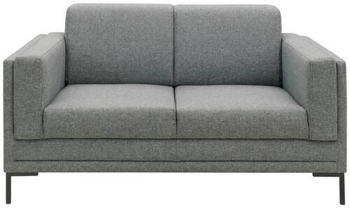 2-sitzer-sofa Looks Vii Grau - Silberfarben/Schwarz, Design, Textil (155/82/90cm) - LOOKS by W.Joop