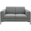 2-sitzer-sofa Looks Vii Grau - Silberfarben/Schwarz, Design, Textil (155/82/90cm) - LOOKS by W.Joop