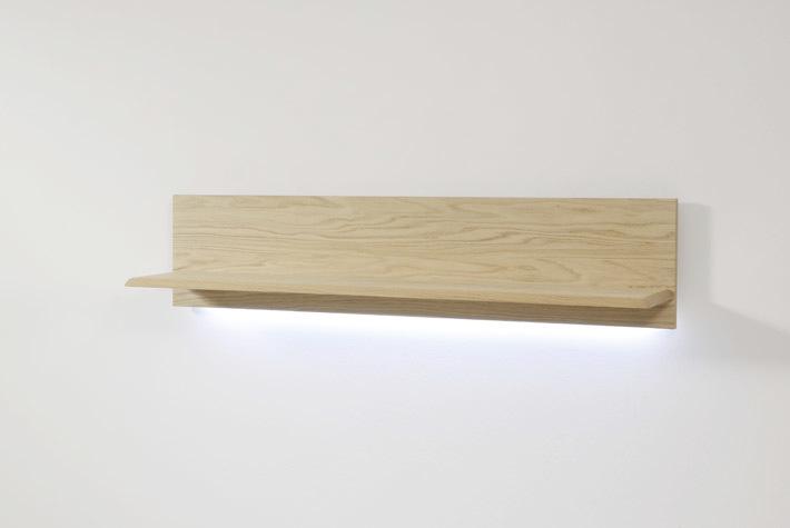 Wandboard in Eichefarben