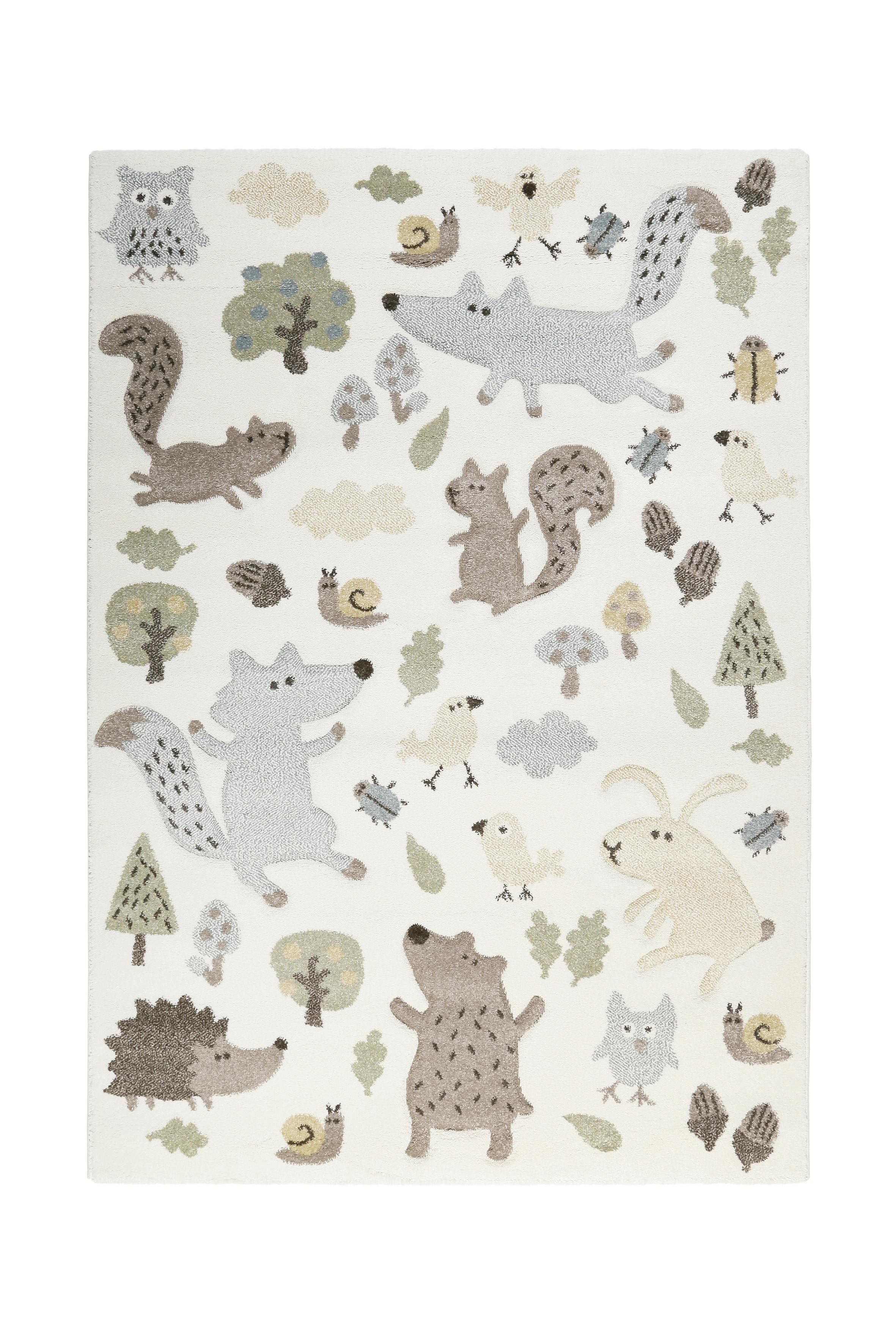 KINDERTEPPICH SIGIKID FOREST - Multicolor, Trend, Textil (120/170cm) - Sigikid