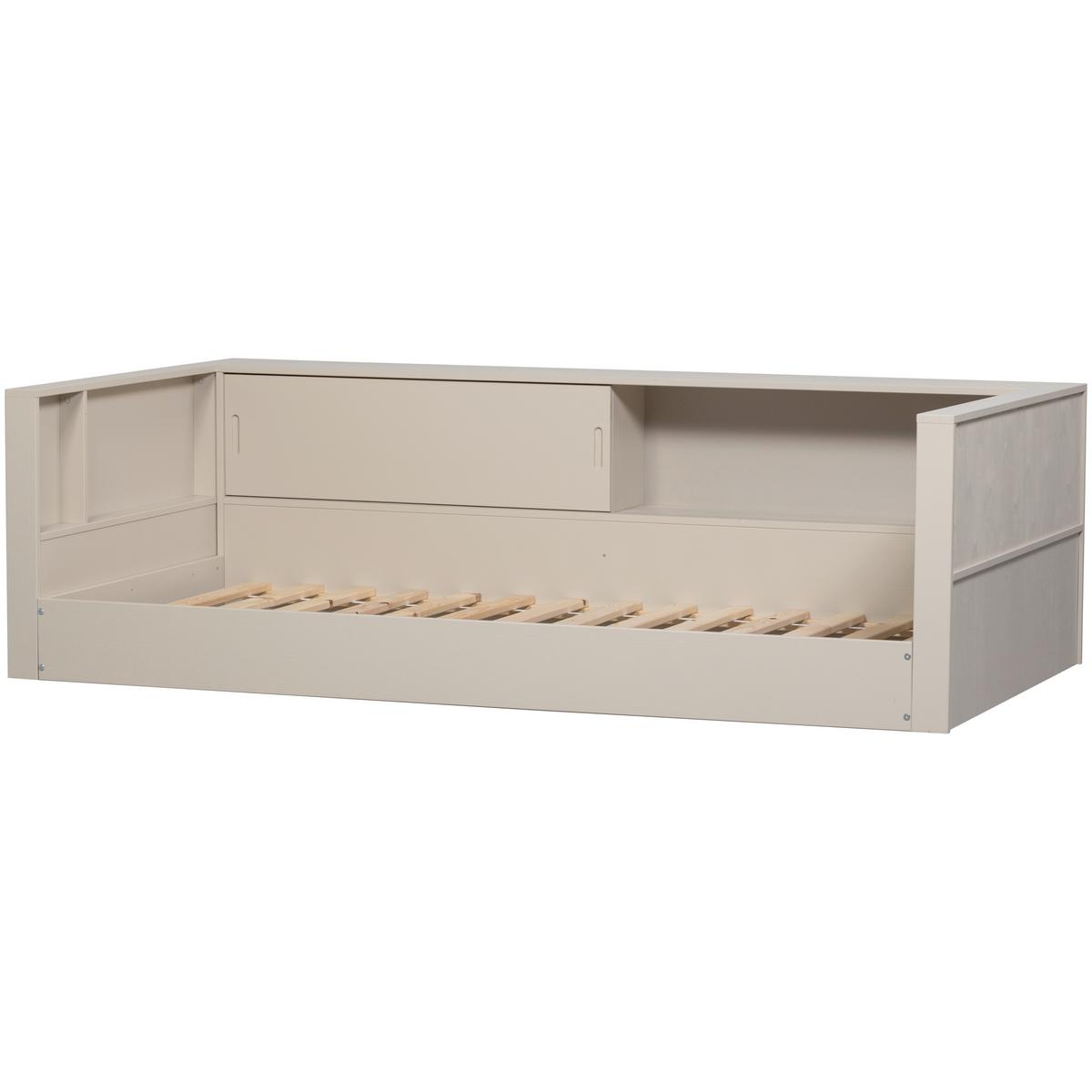 BODENBETT. Carter Grau 90x200cm - Grau, Basics, Holz (90/200cm) - MID.YOU