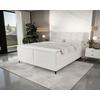 Boxspringbett Mitto mit Topper 180x200 cm - Creme/Schwarz, KONVENTIONELL, Textil/Metall (180/200cm)