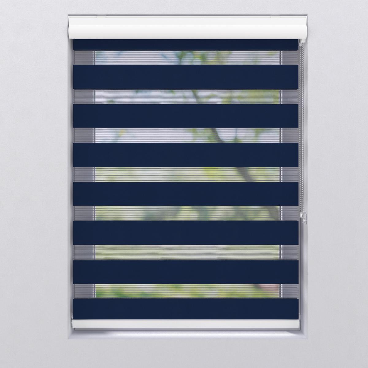 Verdunkelungsrollo Verdunkelnd Textil Bxl 95x175 Cm - Blau, Basics, Textil (95/175cm) - MID.YOU