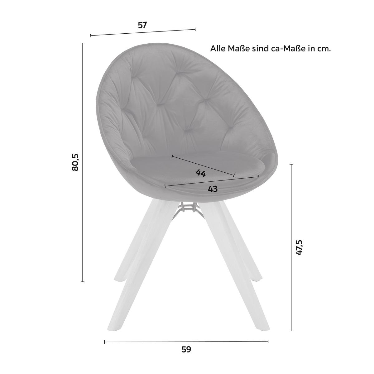 Jídelní židle DARIA - černá/barvy buku, Moderní, kov/dřevo (57/80,5/59cm) - Livetastic