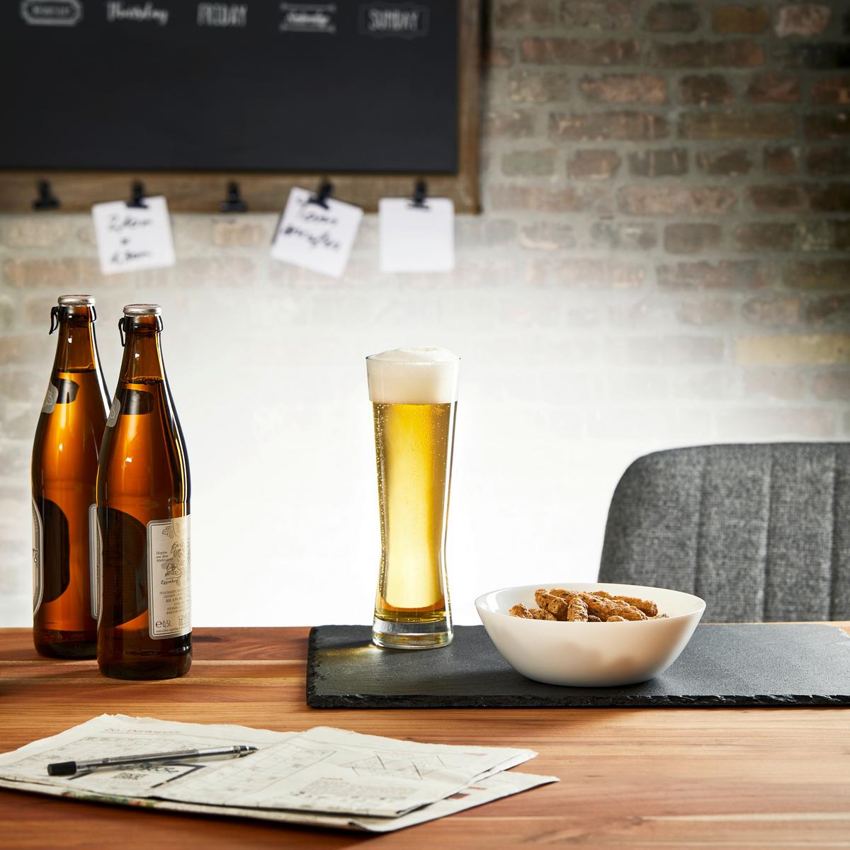 Bierglas Fredo, ca. 345 ml - Transparent, KONVENTIONELL, Glas (345ml) - Luca Bessoni