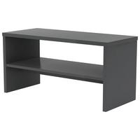 STOLEK NA ELEKTRONIKU LUCIE *CENOVÝ TRHÁK* - antracitová, Basics, kompozitní dřevo (80/40/35cm) - Based