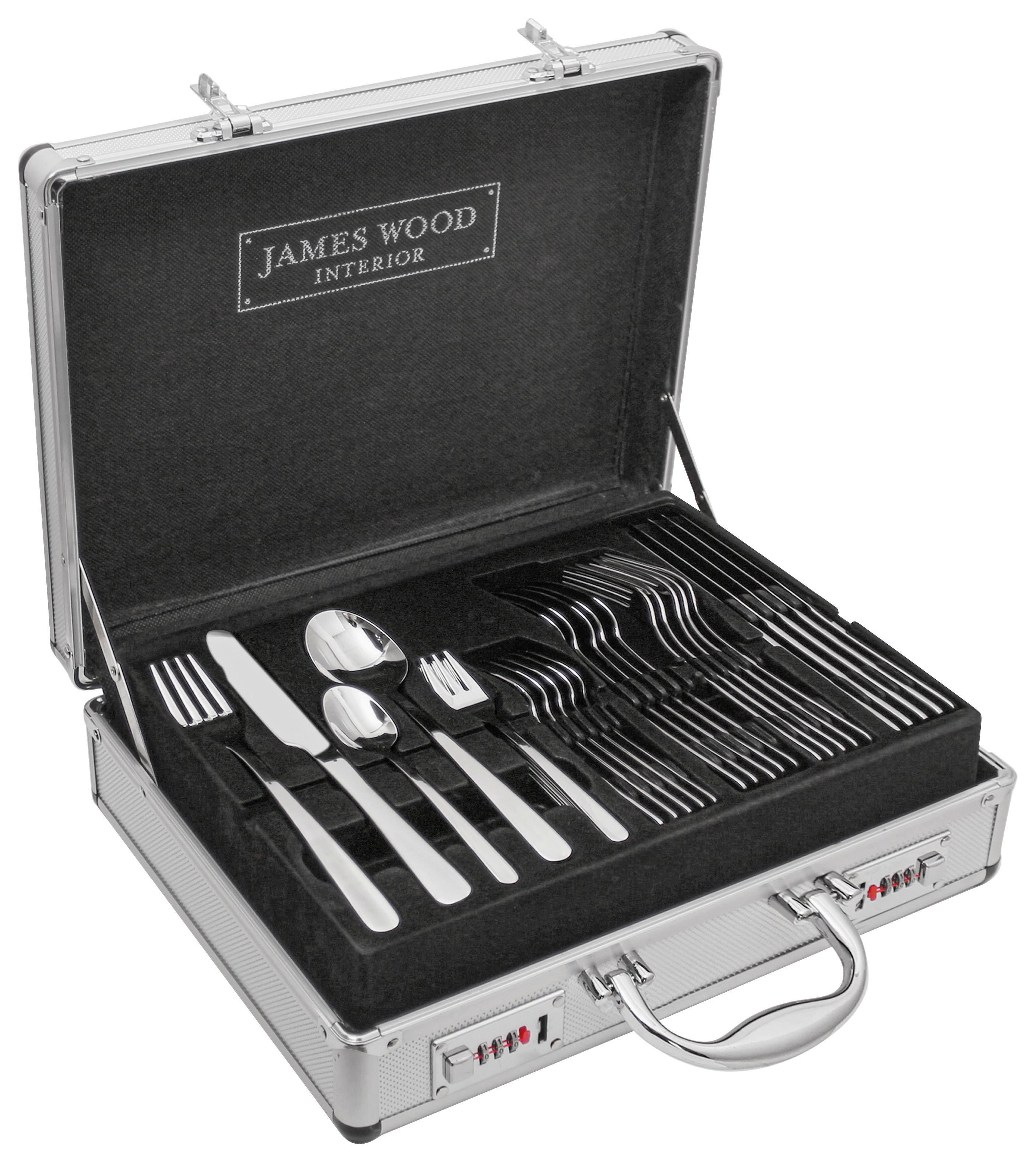 Besteckset Clemens - Edelstahlfarben, Basics, Metall - James Wood