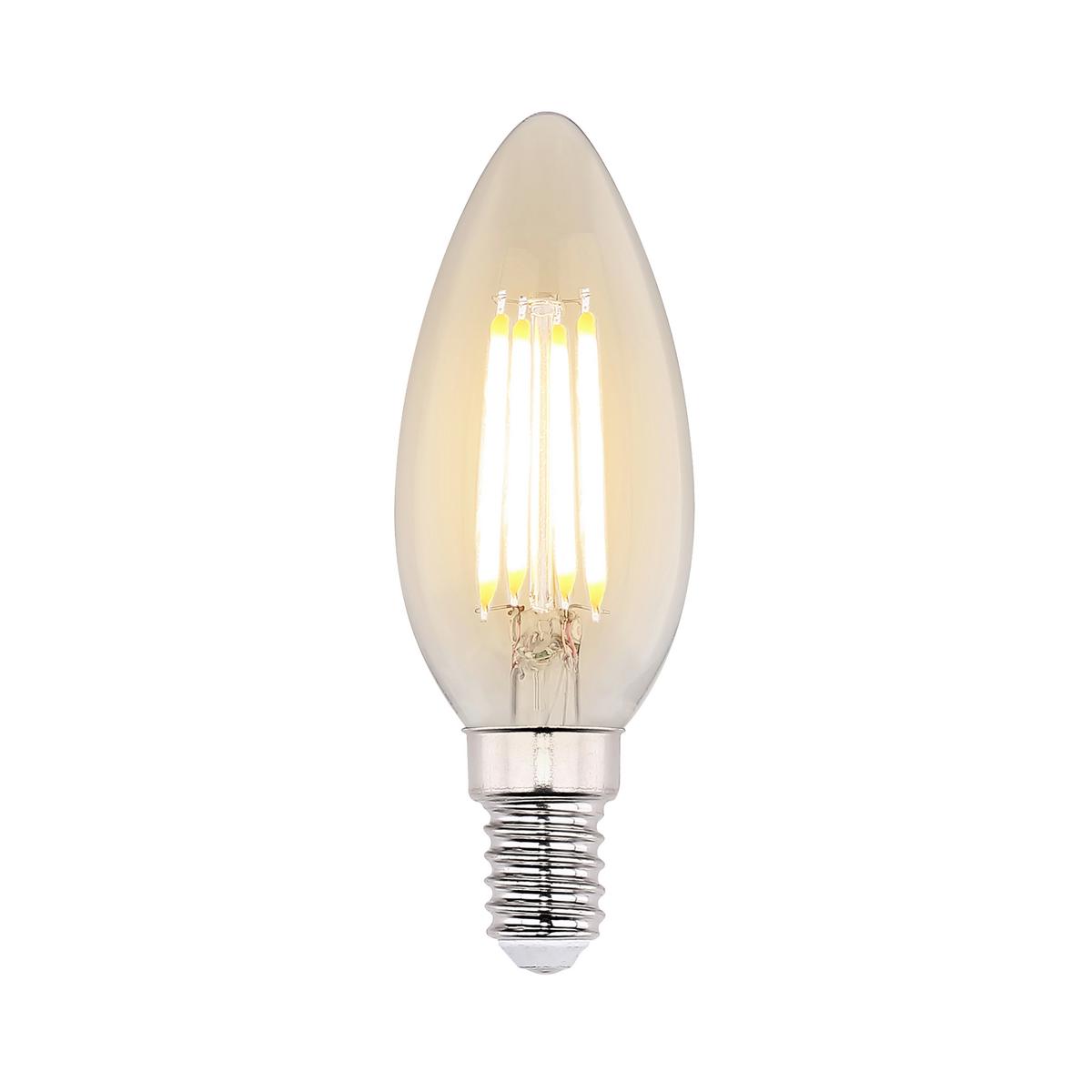 Led Izzó 10588a-2 - borostyánszínű, Basics, Üveg (3,5/9,8cm)