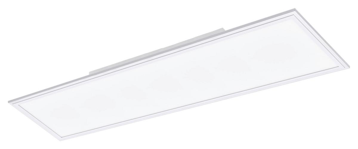 Led-deckenleuchte Salobrena L: 120 Cm Matt - Weiß, Basics, Kunststoff/Metall (120/30/5cm)
