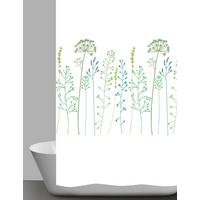 SPRCHOVÝ ZÁVĚS D1036-098409004 - bílá/zelená, Basics, plast (180/200cm) - Grund