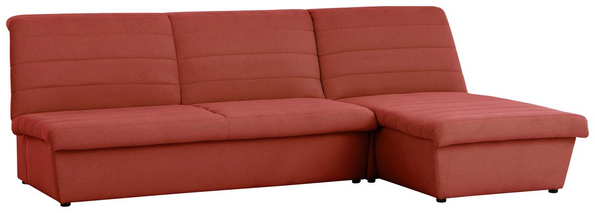 Ecksofa Looks Viii Orange - Schwarz/Orange, Design, Textil (274/168cm) - LOOKS by W.Joop