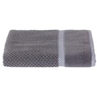 Duschtuch Rocky Baumwolle 500 g/M2 Grau 70x140 cm - Grau, ROMANTIK / LANDHAUS, Textil (70/140cm) - James Wood