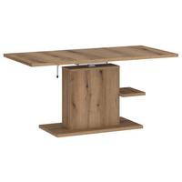 Couchtisch Cortado Eiche Dekor, B: 110cm - Eichefarben, MODERN, Holzwerkstoff (110/54,6-74,2/65cm) - Modern Living