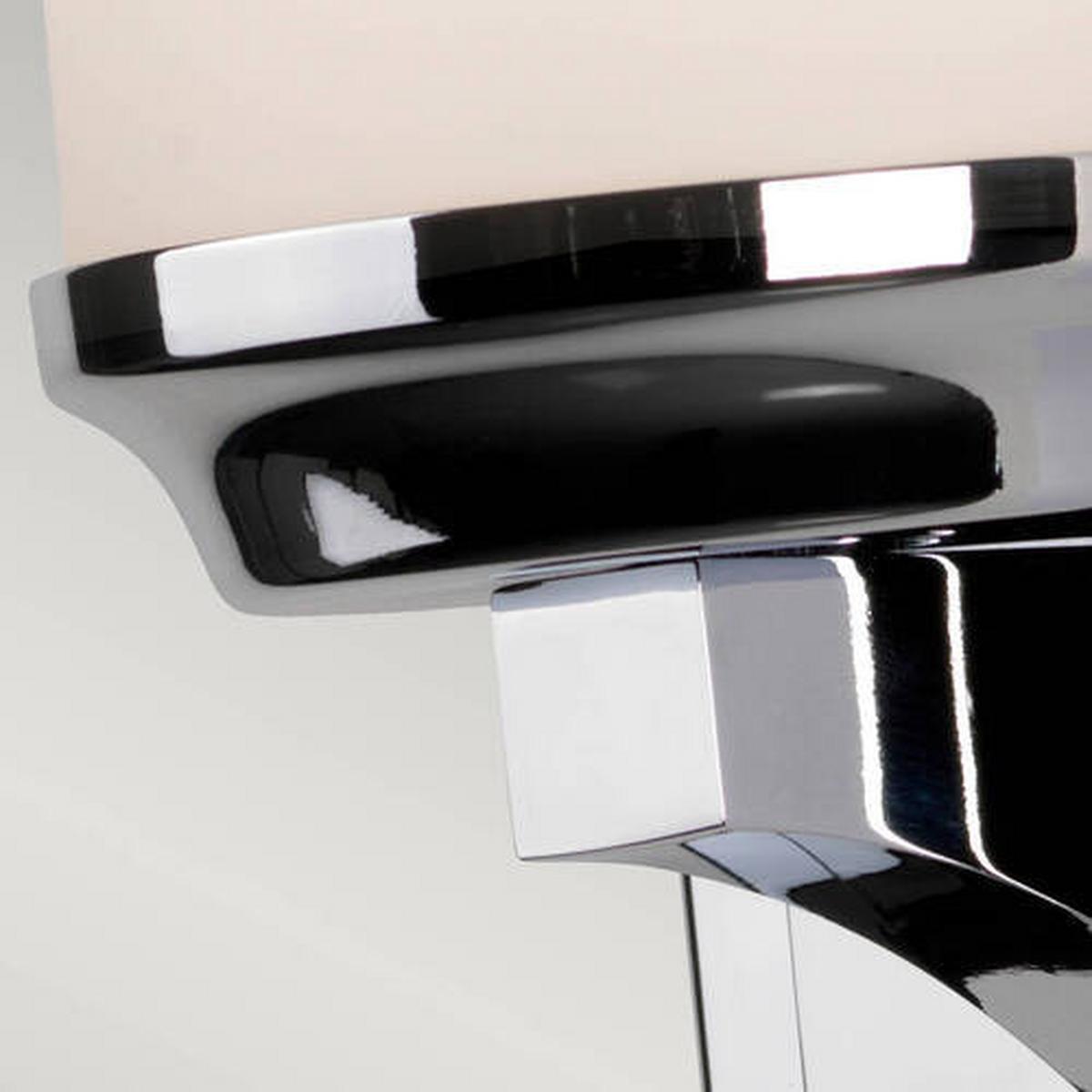 Badezimmer-wandleuchte Fe-Amalia1-Lbath - Chromfarben, Basics, Glas/Metall (11.4/12,9/40,9cm) - Elstead Lighting