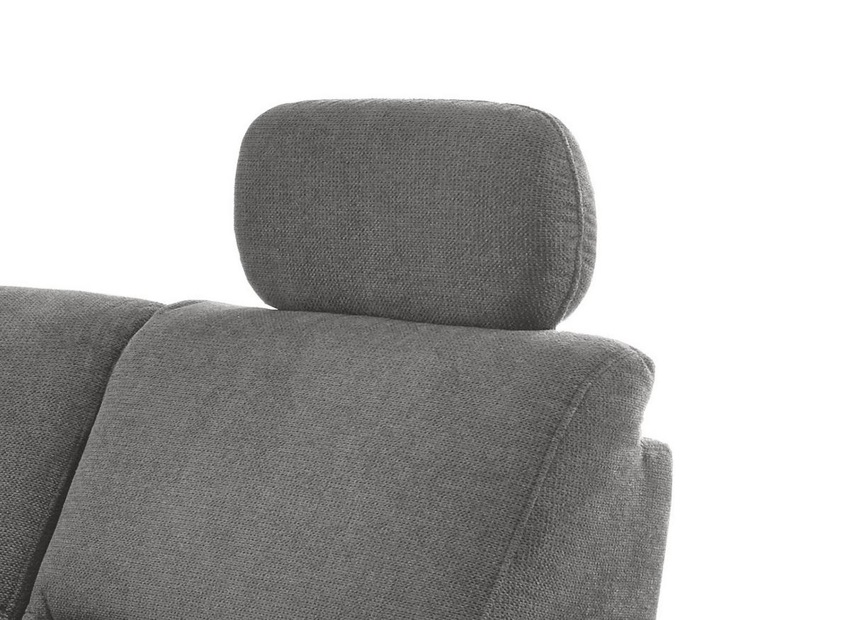 Ecksofa Parole Dunkelgrau S:237/186 cm - Wildeiche/Dunkelgrau, KONVENTIONELL, Textil (237/186cm) - Livetastic
