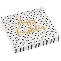 UBROUSEK KAI - bílá/černá, papír (33cm)