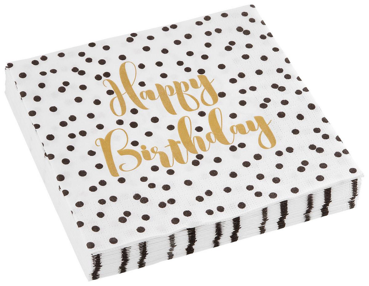 UBROUSEK KAI - bílá/černá, papír (33cm)