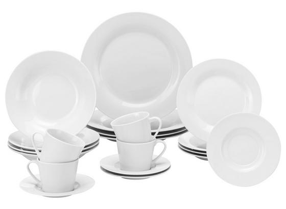 Kombinovaný Servis Lea, 20 Dielny - biela, Konvenčný, keramika - Based Kombinovaný Servis Lea, 20 Dielny - biela, Konvenčný, keramika - Based