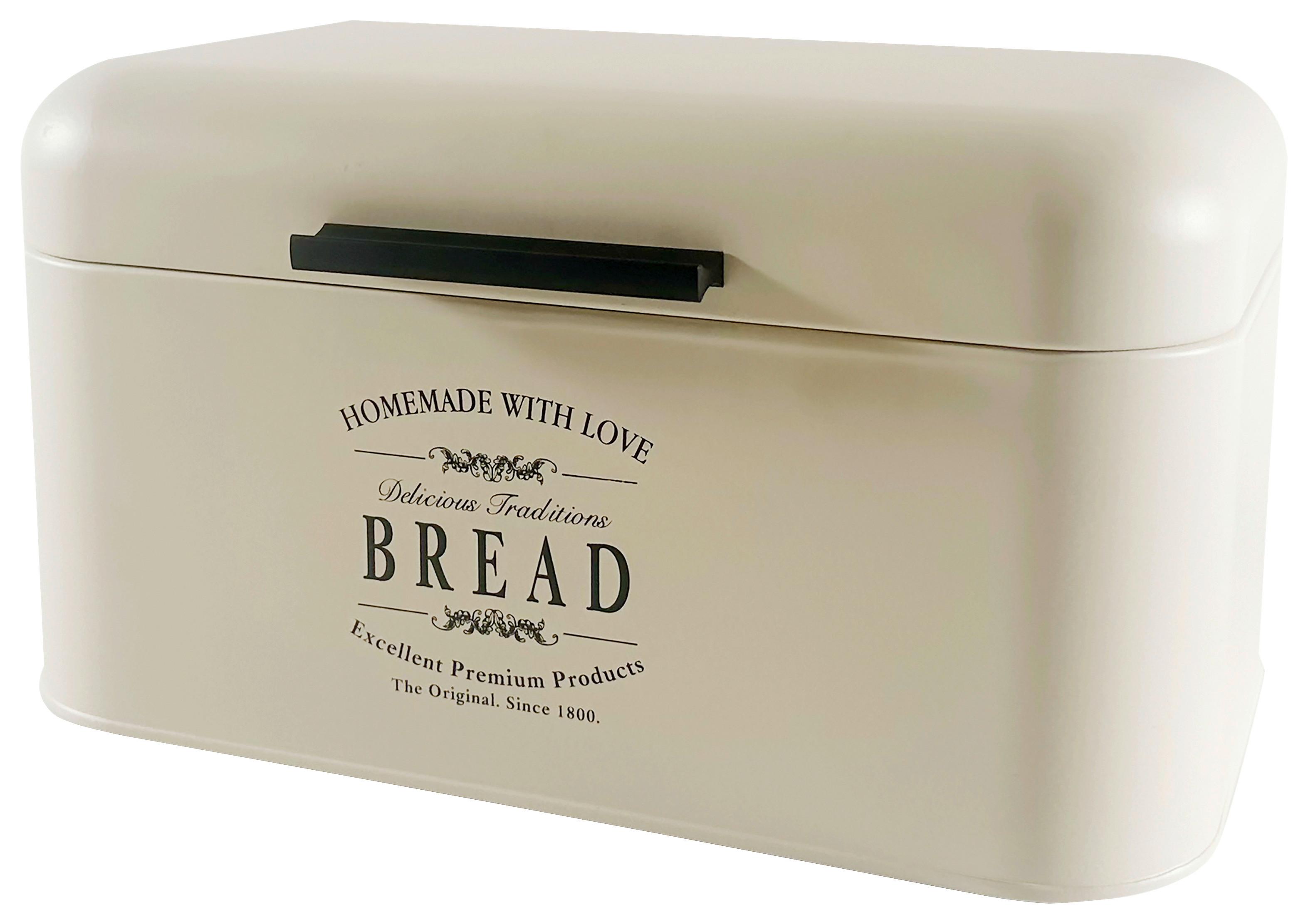 Brotdose Fiona - Schwarz/Weiß, Basics, Metall (30/20/16.5cm) - James Wood