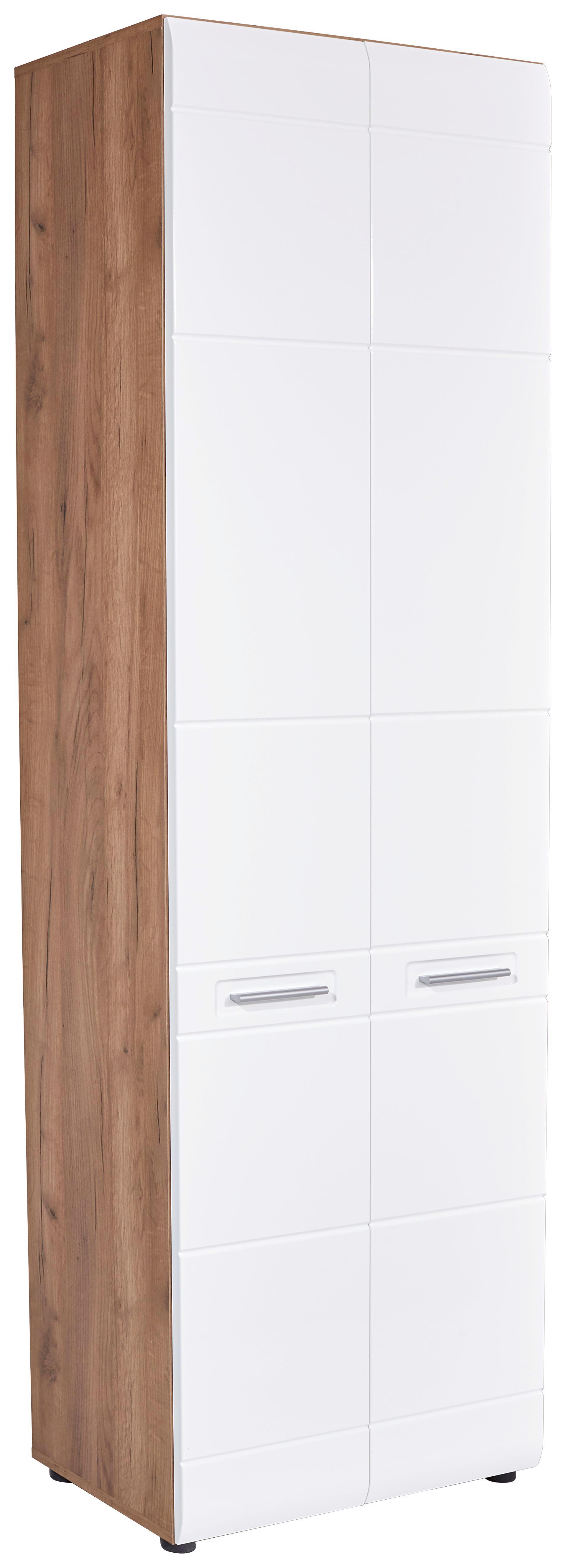 Avensis Avensis - Tölgyfa/Fehér, modern, Faalapú anyag (66,8/205,7/37cm) - Luca Bessoni