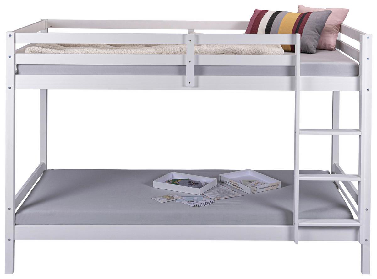 Etagenbett Sweet Dream - Weiß, MODERN, Holz (90/200cm) - MID.YOU