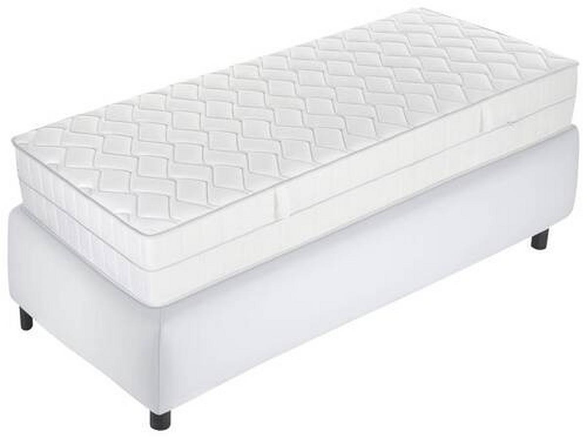Kaltschaummatratze Luxus 100x200 Cm H2/h3 H: 29 Cm - Weiß, Basics, Textil (100/200cm) - MID.YOU