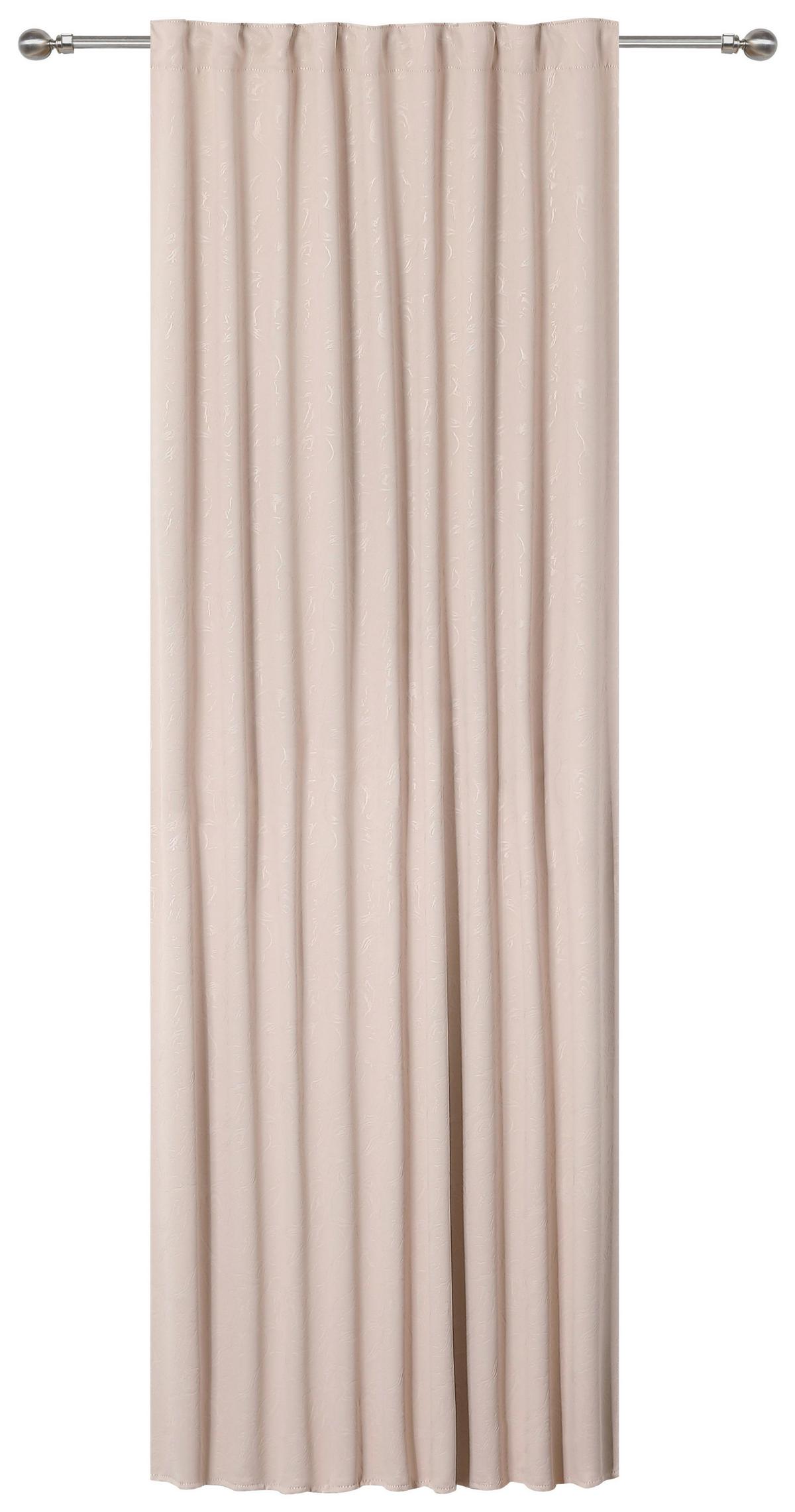 Sötétítőfüggöny Saskia Kb. 140/245cm - bézs, Romantik / Landhaus, textil (140/245cm) - James Wood