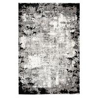 Webteppich Grau Naturfaser My Opal 80x150 cm - Schwarz/Weiß, Design, Textil (80/150cm) - Obsession