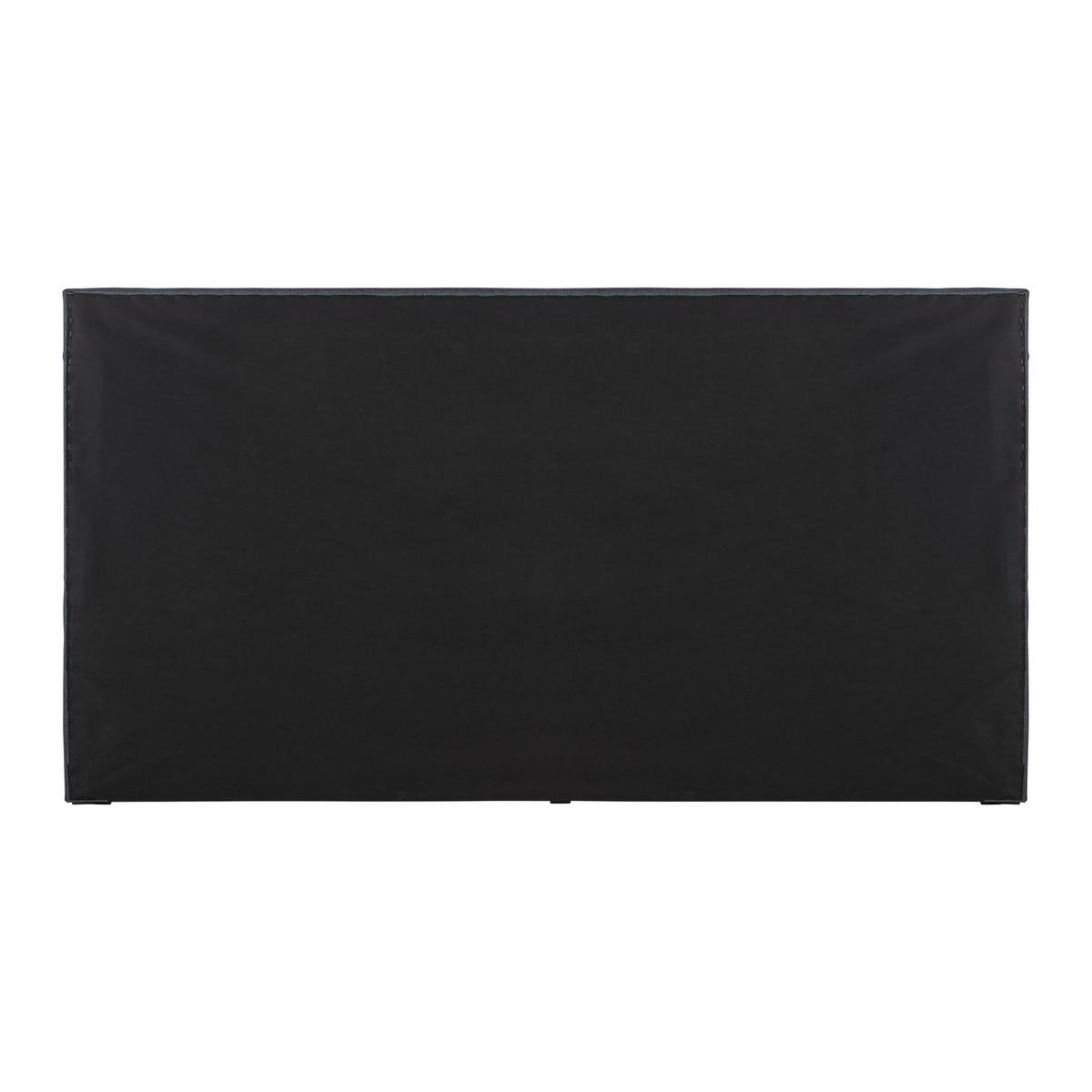 Boxspring posteľ s topperom Rosa, 180x200 cm, tmavosivá - čierna/sivá, Modern, drevo/kompozitné drevo (180/200cm) - Bessagi Home