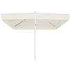 Ampelschirm Quadro LxBxH: 300x295x300cm Weiß - Silberfarben/Weiß, Basics, Textil/Metall (300/295/300cm) - Schneider