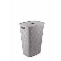kôš na bielizeň SOFTEX 56 L - sivá, Basics, plast (34/60/43cm) - Curver