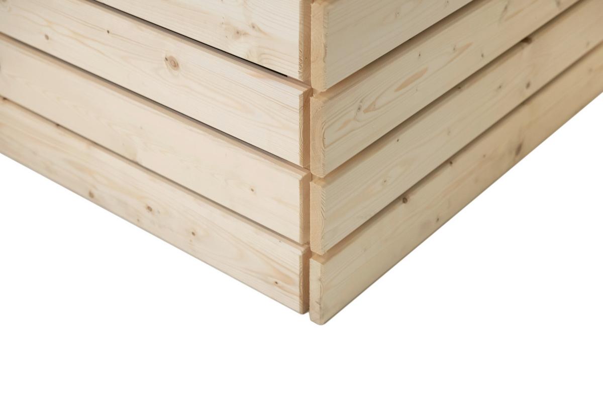 Hochbeet Echtholz Fichte 70x90x110 cm Fichtefarben - Fichtefarben, Basics, Holz (70/90/110cm)