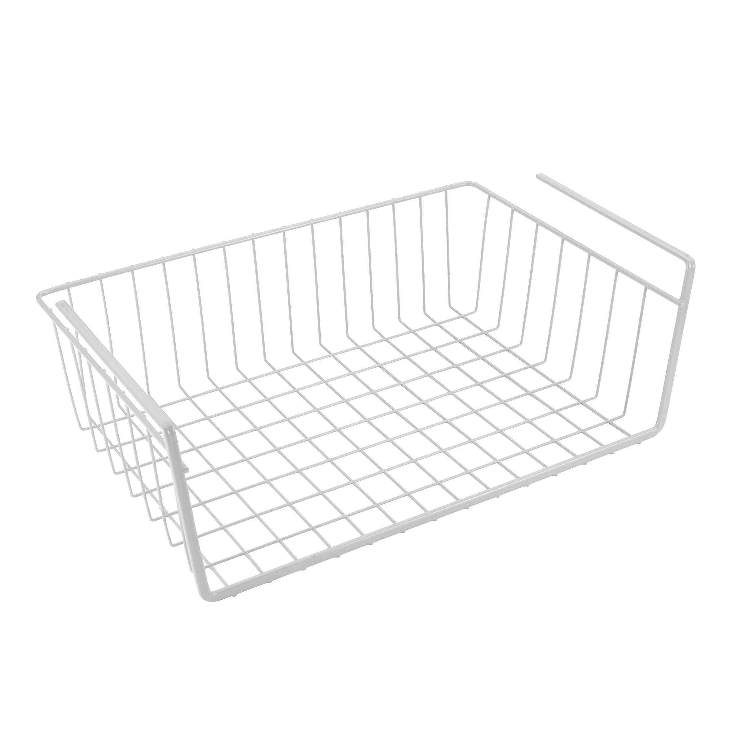Regaleinhängekorb Babatex - Weiß, KONVENTIONELL, Metall (40/26/14cm)