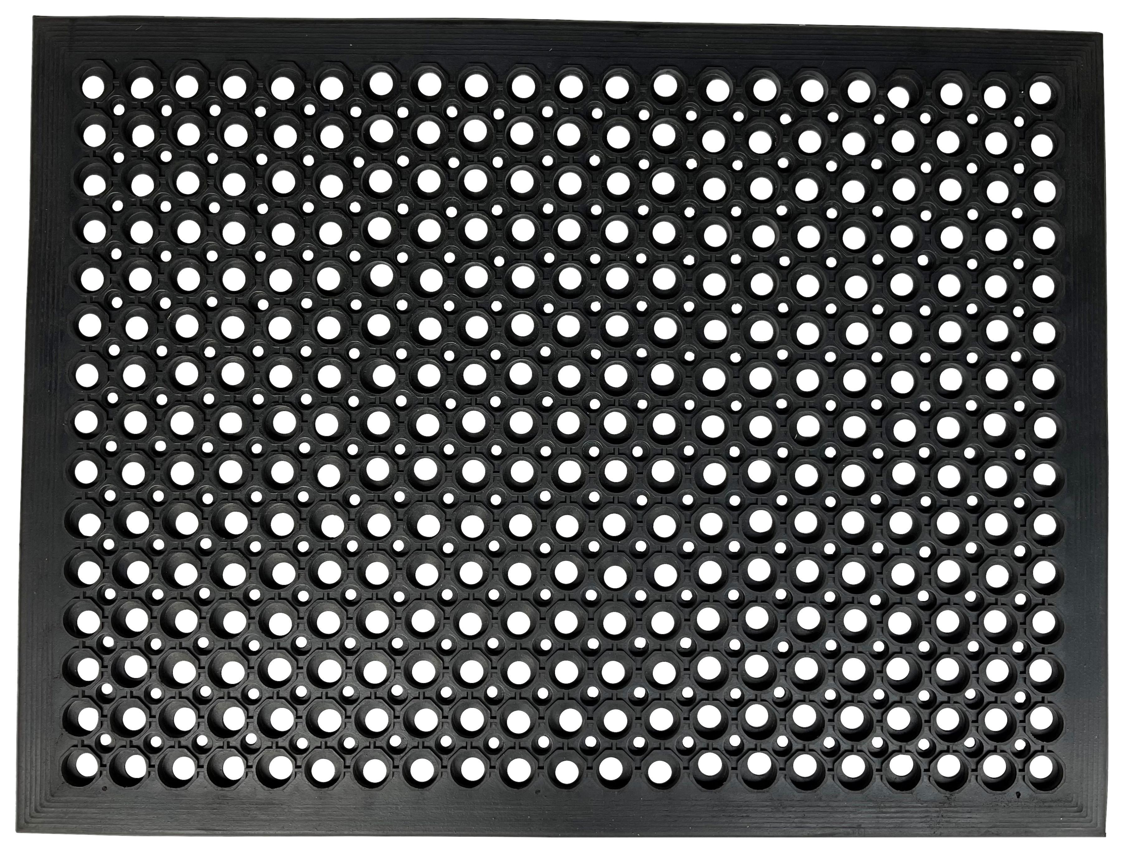 Lábtörlő Marlen - fekete, Modern, műanyag (60/80cm) - Ondega