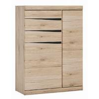 Kommode Summer San Remo Eiche Dekor B: 86 Cm - Eiche San Remo, MODERN, Holzwerkstoff (86/119/40cm) - Modern Living