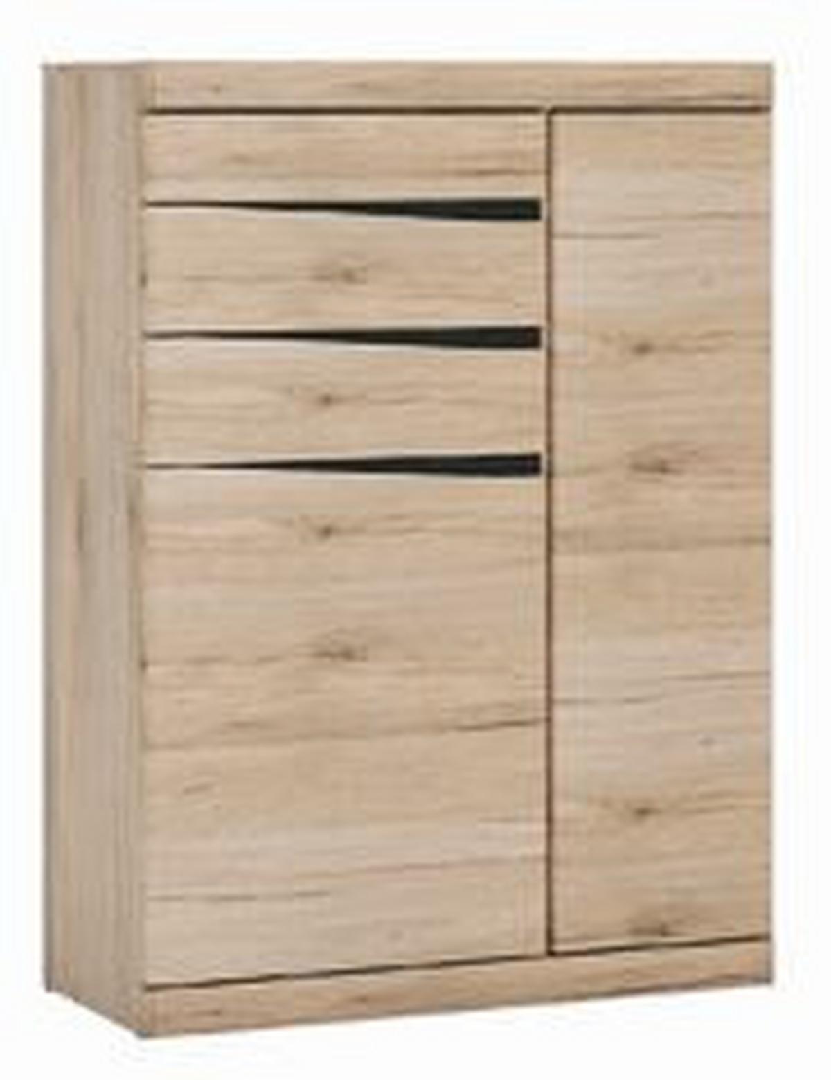 Kommode Summer San Remo Eiche Dekor B: 86 Cm - Eiche San Remo, MODERN, Holzwerkstoff (86/119/40cm) - Modern Living
